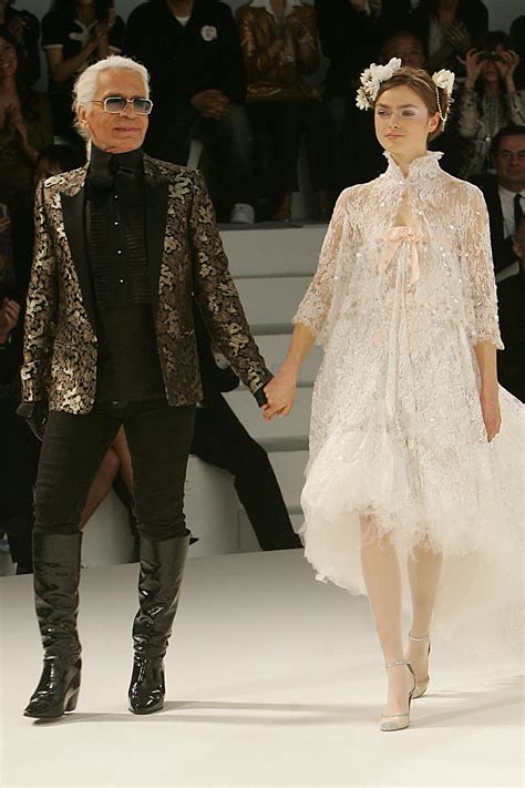 Karl Lagerfeld designs for Chanel